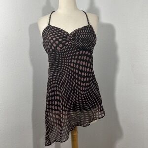 Tramp Dress Womens M Polka Dot‎ Babydoll Asmy Indie Sleaze Modcore Whimsical